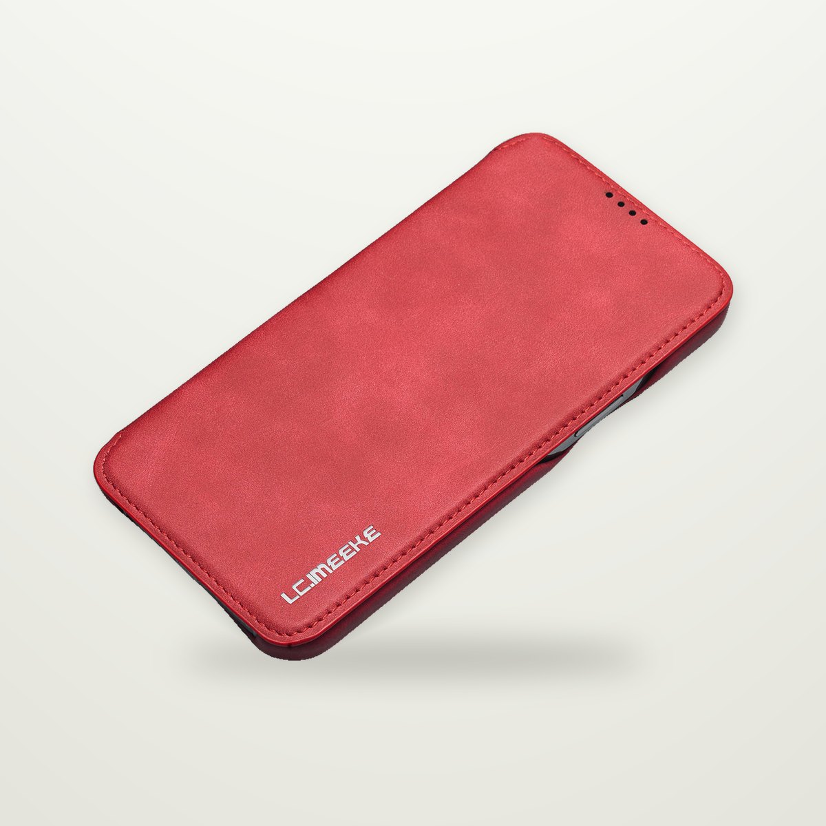 Minimalist Leather-Look Flip Case for iPhone 13–17