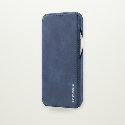 Minimalist Leather-Look Flip Case for iPhone 13–17