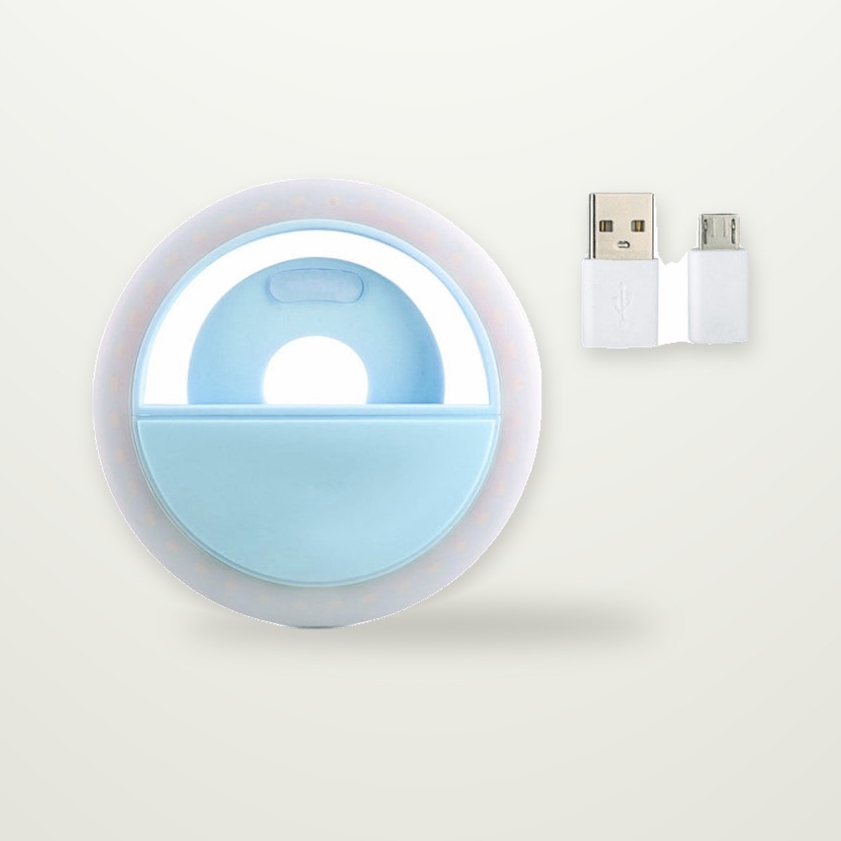Rechargeable Clip-On Selfie Fill Light