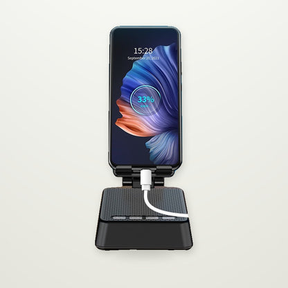 Phone Stand with Bluetooth Speaker & Mic