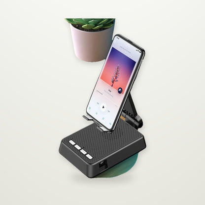 Phone Stand with Bluetooth Speaker & Mic