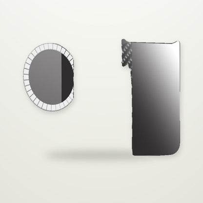 Metal-Frame Carbon Fiber Magnetic Case for iPhone 16–17
