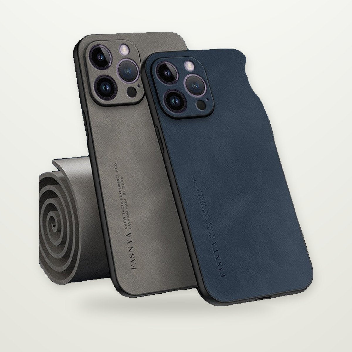 Classic Leather-Look Case for iPhone 13–17
