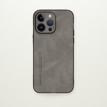 Classic Leather-Look Case for iPhone 13–17
