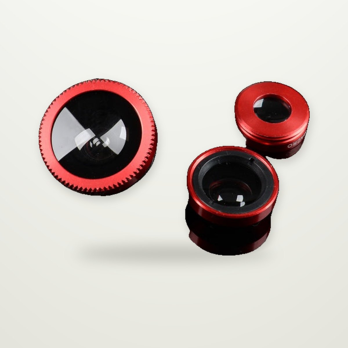 3-in-1 Fisheye, Wide & Macro Clip-On Lens