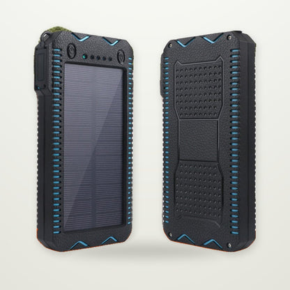 15,000mAh Rugged Solar Power Bank with Flashlight