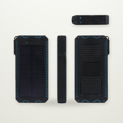 15,000mAh Rugged Solar Power Bank with Flashlight