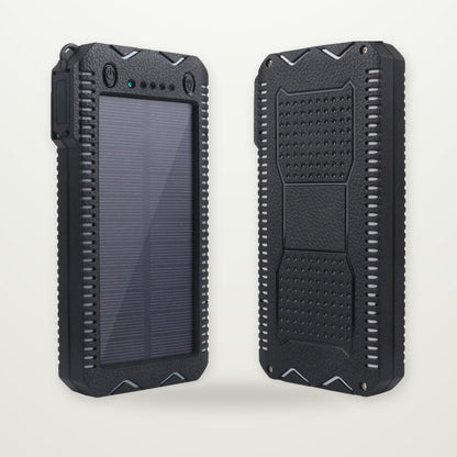15,000mAh Rugged Solar Power Bank with Flashlight