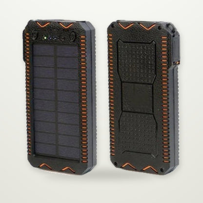 15,000mAh Rugged Solar Power Bank with Flashlight