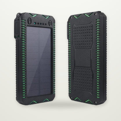 15,000mAh Rugged Solar Power Bank with Flashlight