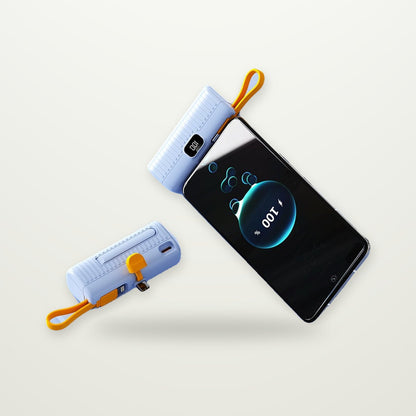 Plug-In Capsule Power Bank, USB-C or Lightning