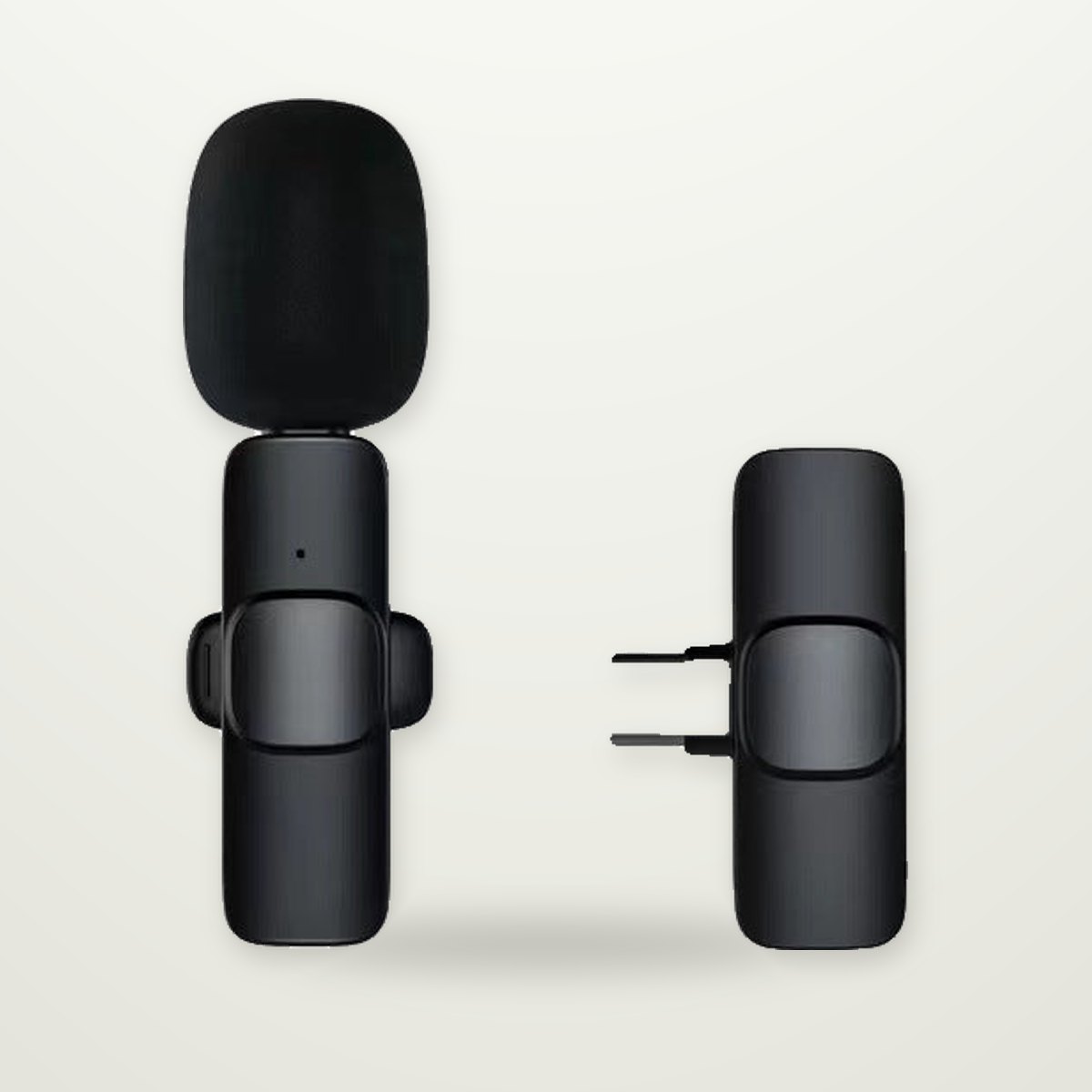 Wireless Clip-On Microphone for Phones, USB-C or Lightning