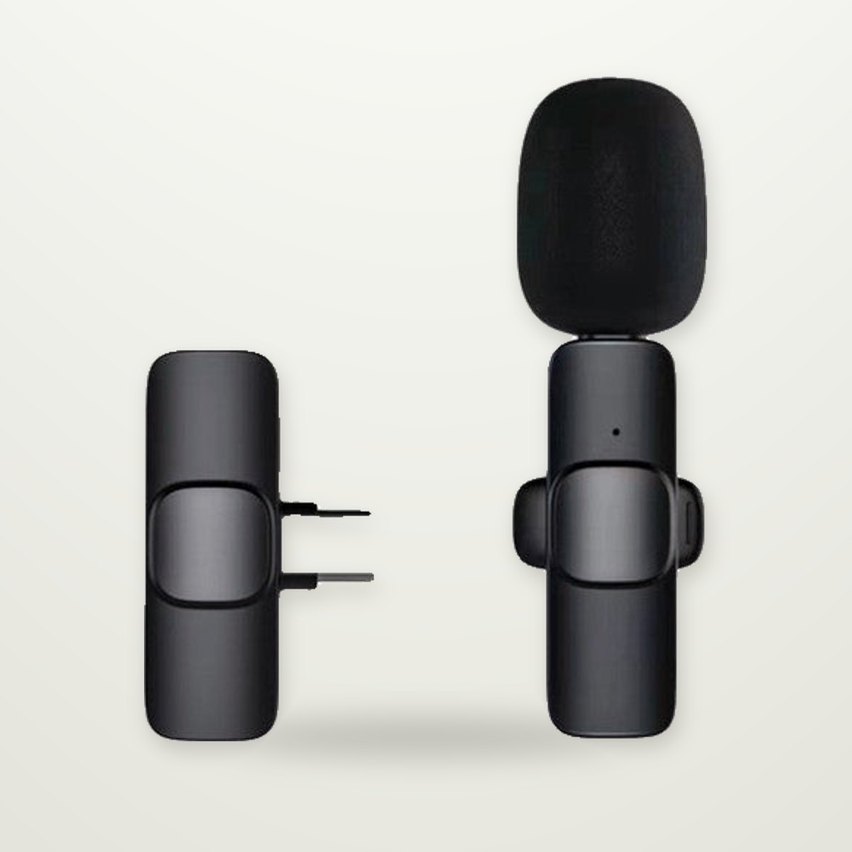 Wireless Clip-On Microphone for Phones, USB-C or Lightning