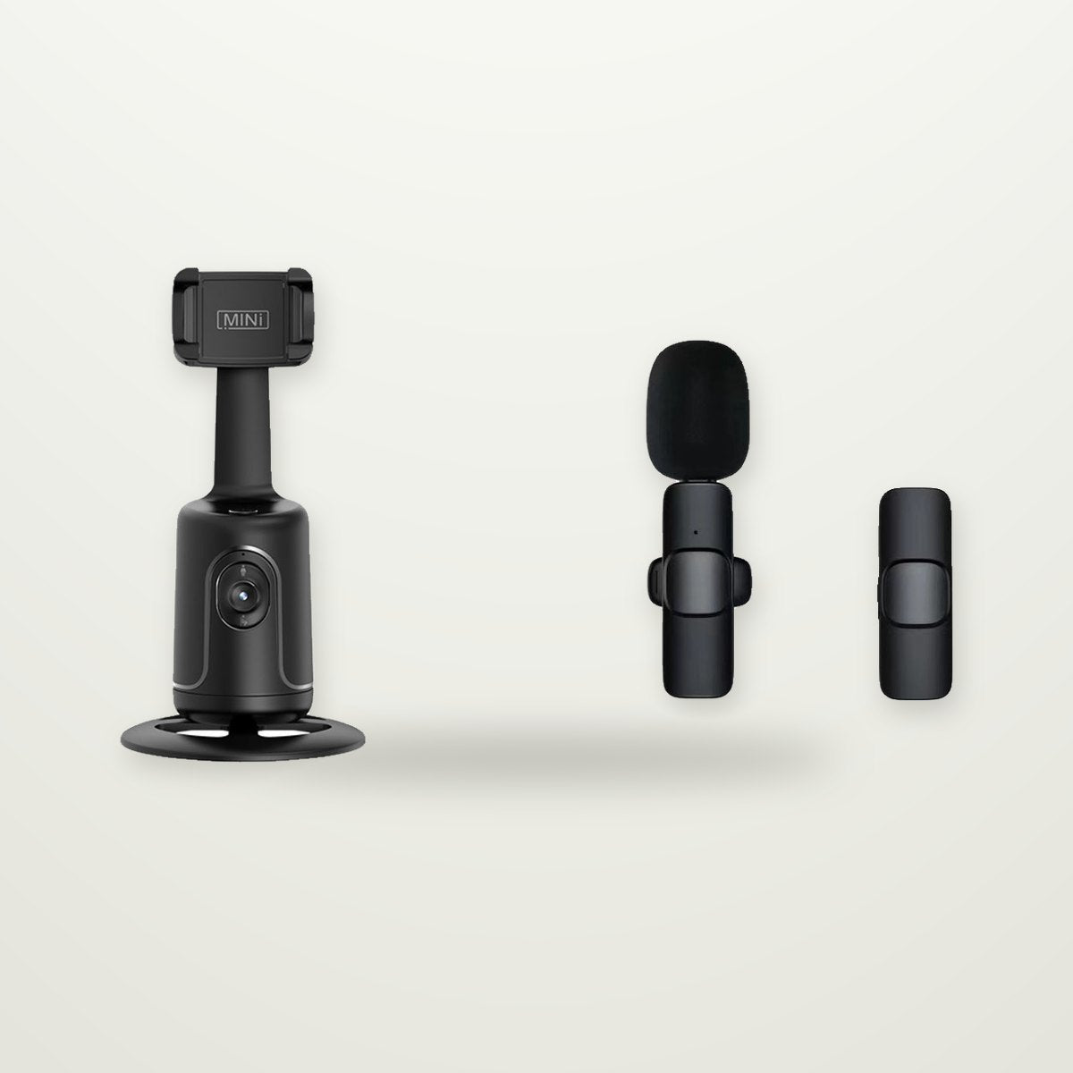 Wireless Clip-On Microphone for Phones, USB-C or Lightning