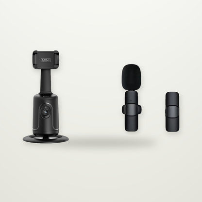 Wireless Clip-On Microphone for Phones, USB-C or Lightning