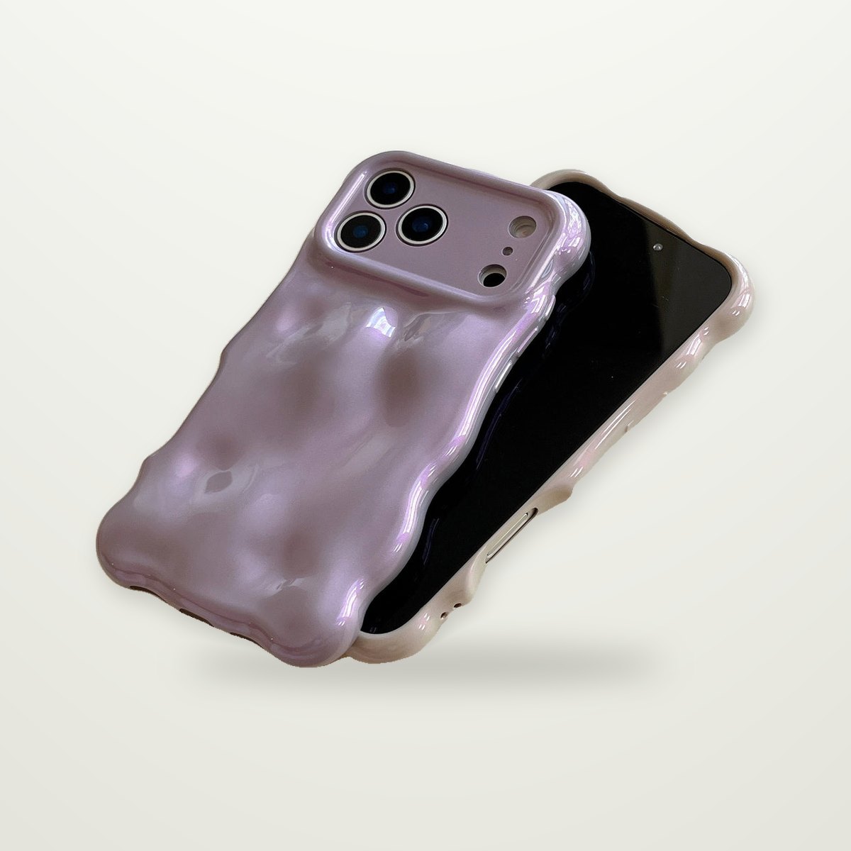 Pearl Wave Bubble Case for iPhone 11–17
