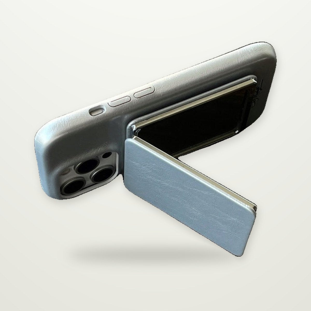 Mirror Stand Case for iPhone 13–17