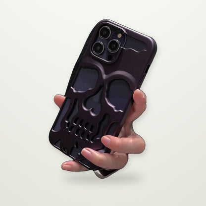 Skull Vent Matte Silicone Case for iPhone 17 Series