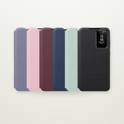 Leather-Look Card Case for Galaxy S25 Series