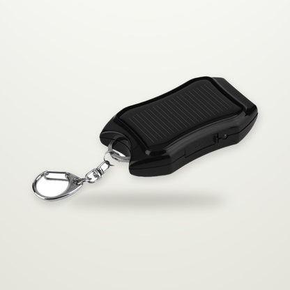 Solar Keychain Power Bank with LED Light