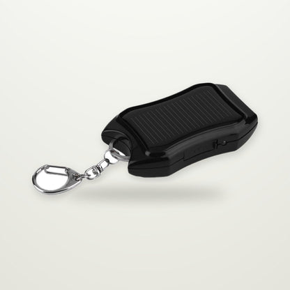 Solar Keychain Power Bank with LED Light