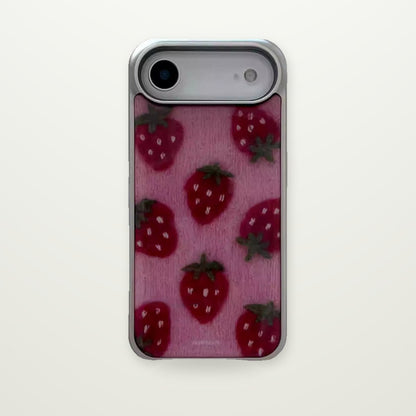 Strawberry Resin Case for iPhone 11–17