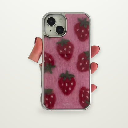 Strawberry Resin Case for iPhone 11–17