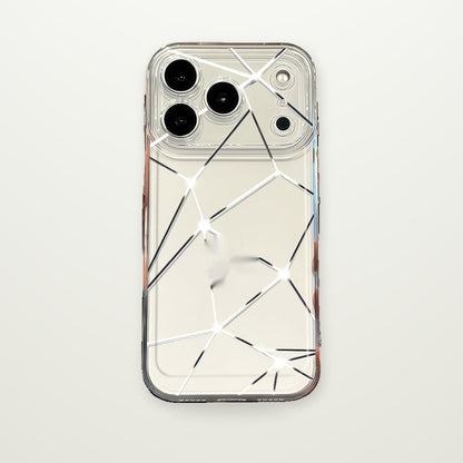 Cracked-Screen Prank Clear Case for iPhone 11–17