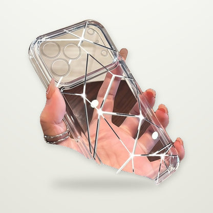 Cracked-Screen Prank Clear Case for iPhone 11–17