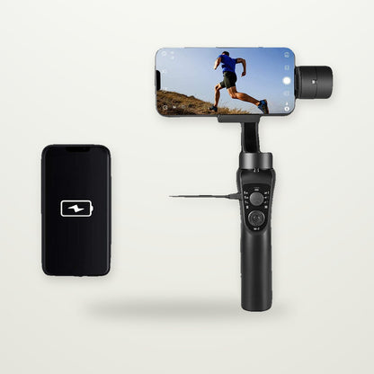 3-Axis Smartphone Gimbal Stabilizer with Tripod & Case