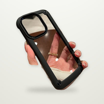 Heavy-Duty Clear Acrylic Case for iPhone 12–17