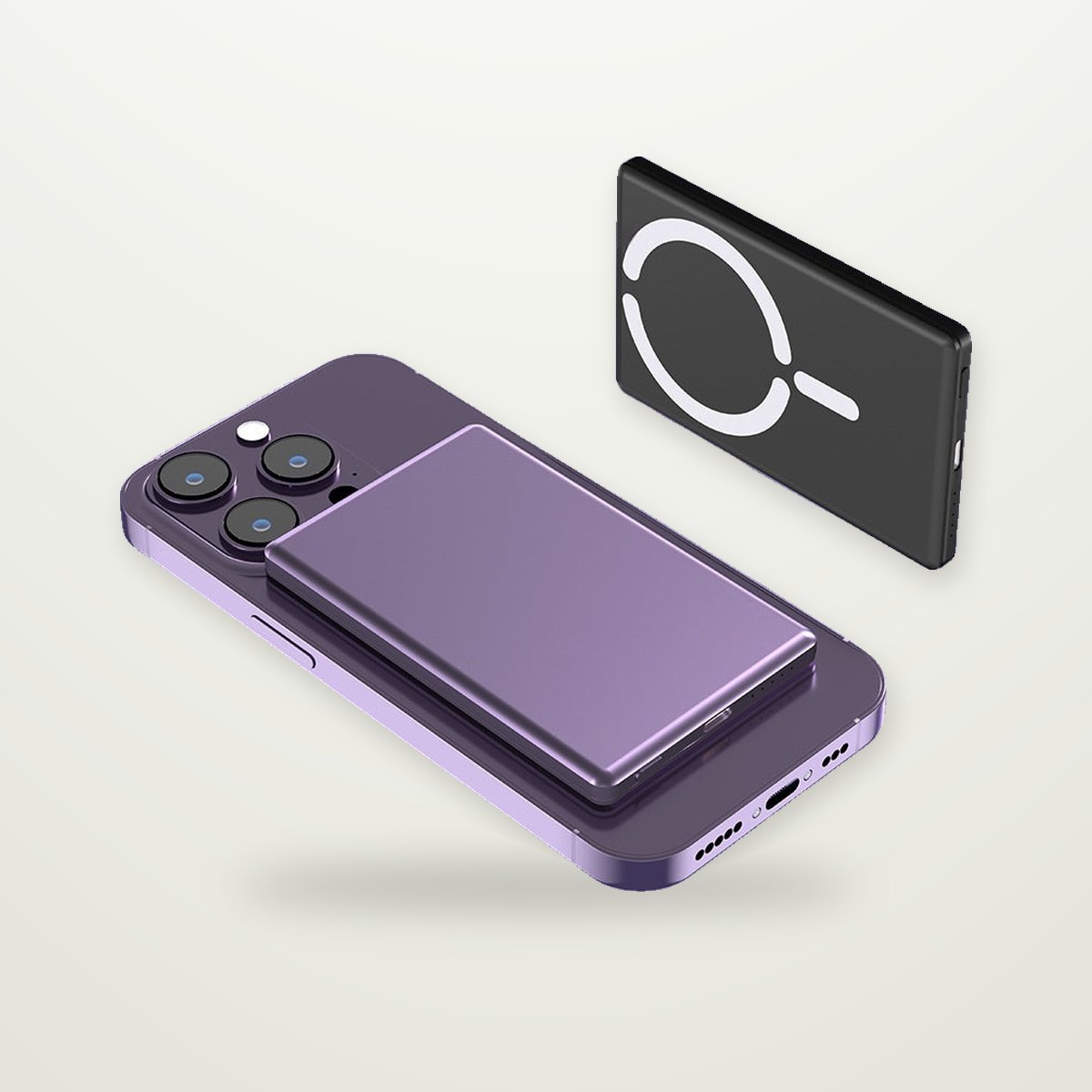 9 mm Ultra-Thin Magnetic Power Bank