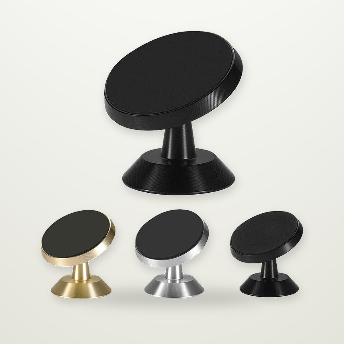Mini Magnetic Car Phone Holder, 3 Finishes