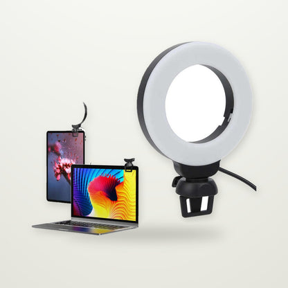 4-Inch USB Ring Light with Phone Holder