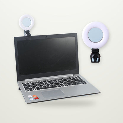 4-Inch USB Ring Light with Phone Holder