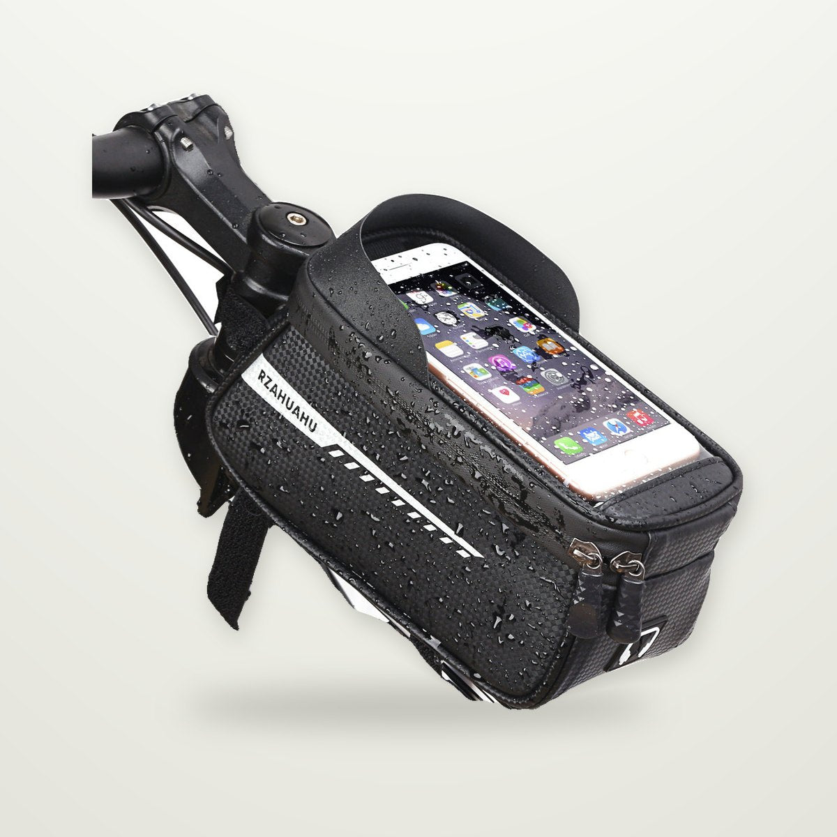 Waterproof Bike Top Tube Bag with Phone Window
