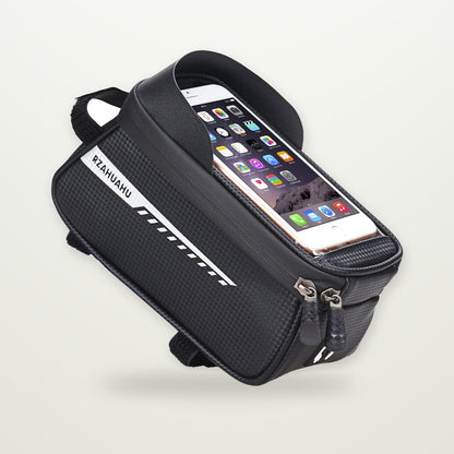 Waterproof Bike Top Tube Bag with Phone Window