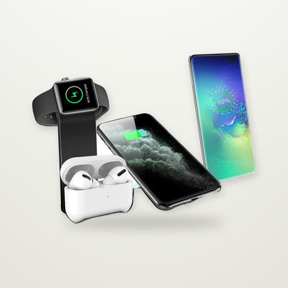 4-in-1 Charging Stand for Phone, Watch & Earbuds