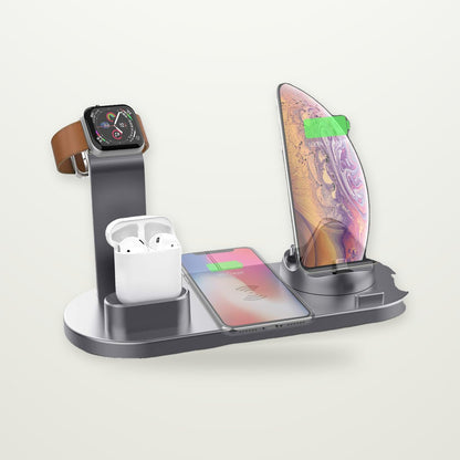 4-in-1 Charging Stand for Phone, Watch & Earbuds