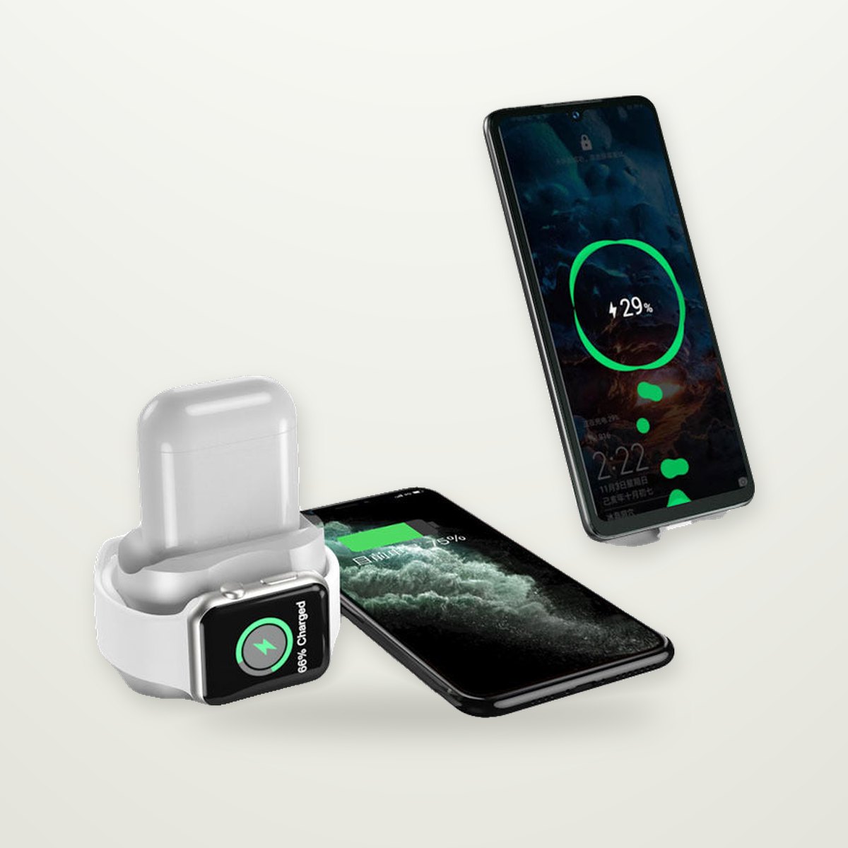 6-in-1 Wireless Charging Dock Station