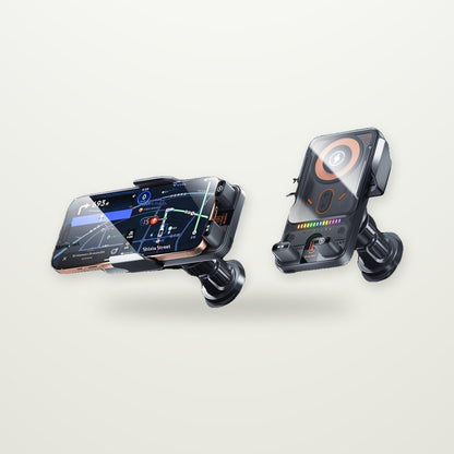 15W Auto-Clamp Wireless Charging Car Mount