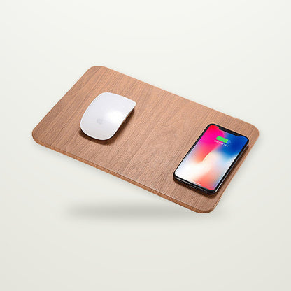 Wood-Grain Qi Wireless Charger