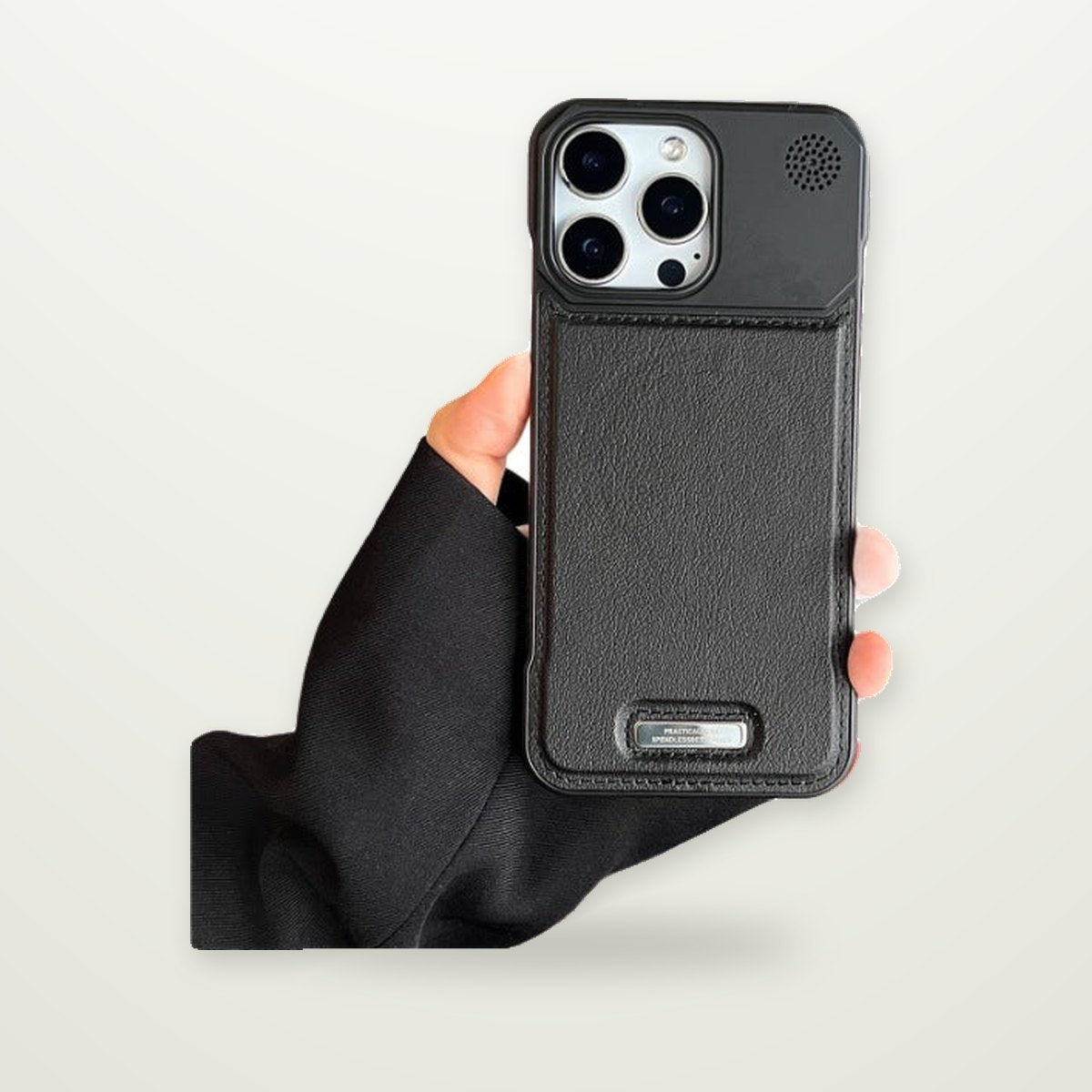 Frameless Leather MagSafe Case for iPhone 14–17 & Air