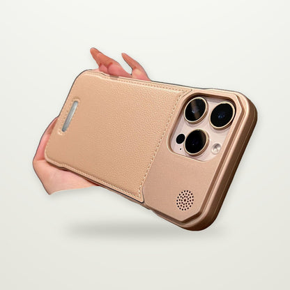Frameless Leather MagSafe Case for iPhone 14–17 & Air