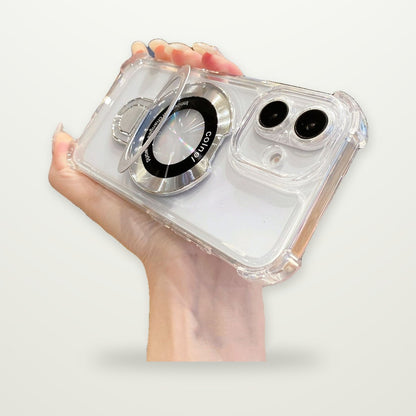 Shockproof MagSafe Case with Kickstand for iPhone 15–18 & Air
