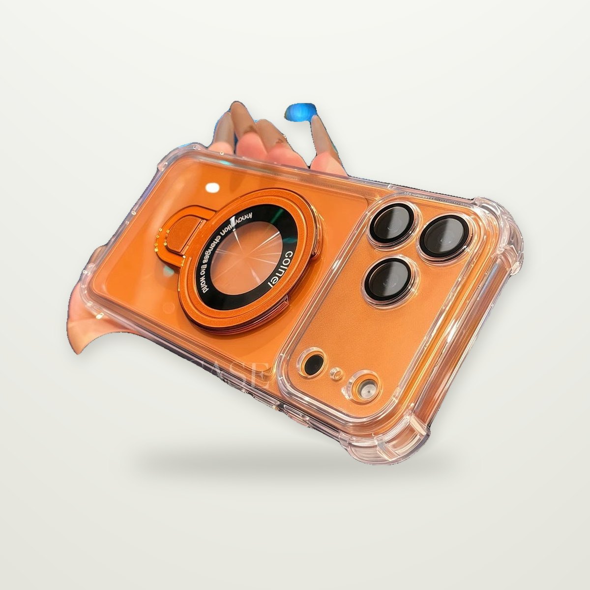 Shockproof MagSafe Case with Kickstand for iPhone 15–18 & Air