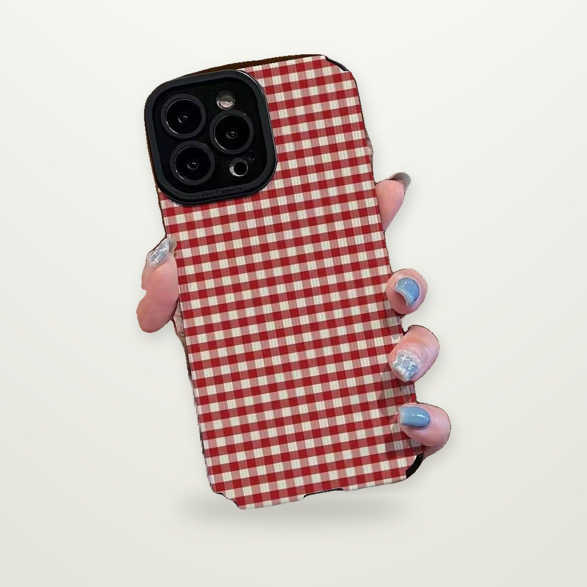 Quilted Lambskin-Feel Case for iPhone 14–17 & Air