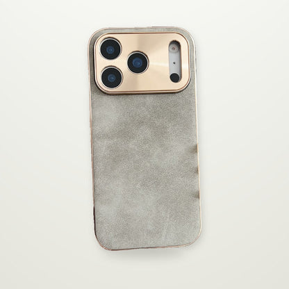 Electroplated Metal-Lens Case for iPhone 13–17 & Air