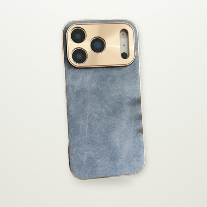 Electroplated Metal-Lens Case for iPhone 13–17 & Air