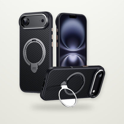 Aramid Fiber MagSafe Case for iPhone 15–18 & Air